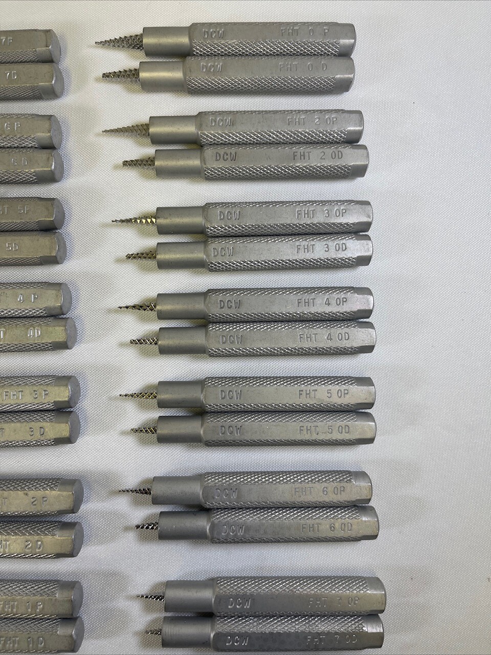 Set of 46 DCW Swanson Finger & Toe Joint Rasps Orthopedic Sizers Podiatry