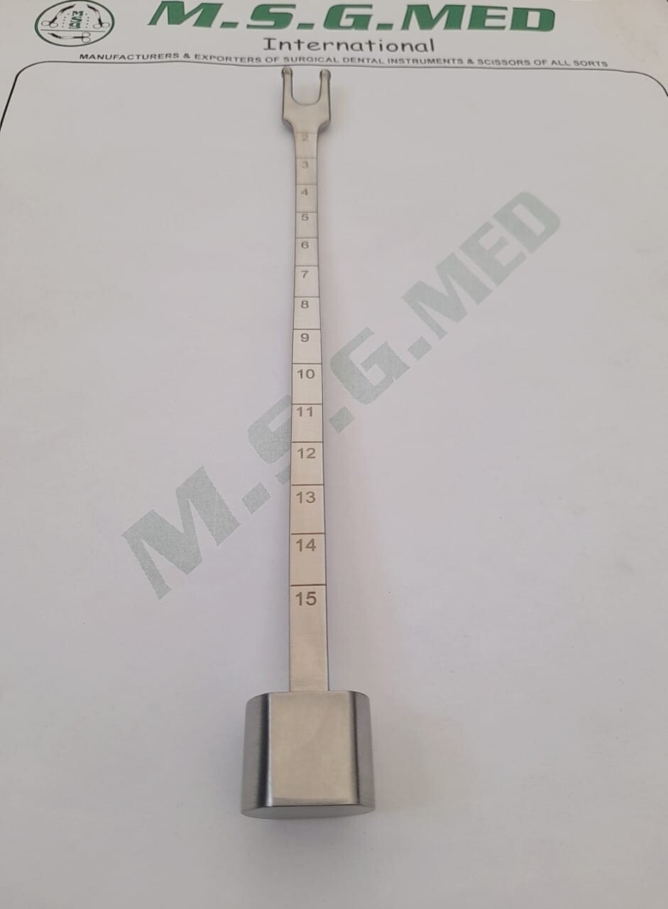 Professional Obwegeser Nasal Septum Osteotome 18cm Graducated Stainless Steel