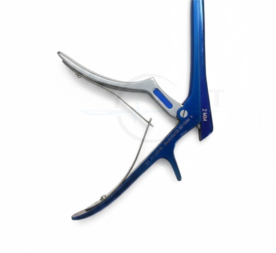 Kerrison Rongeurs V Mueller Chroma-Line Blue Set Neuro Spine Surgical Instrument