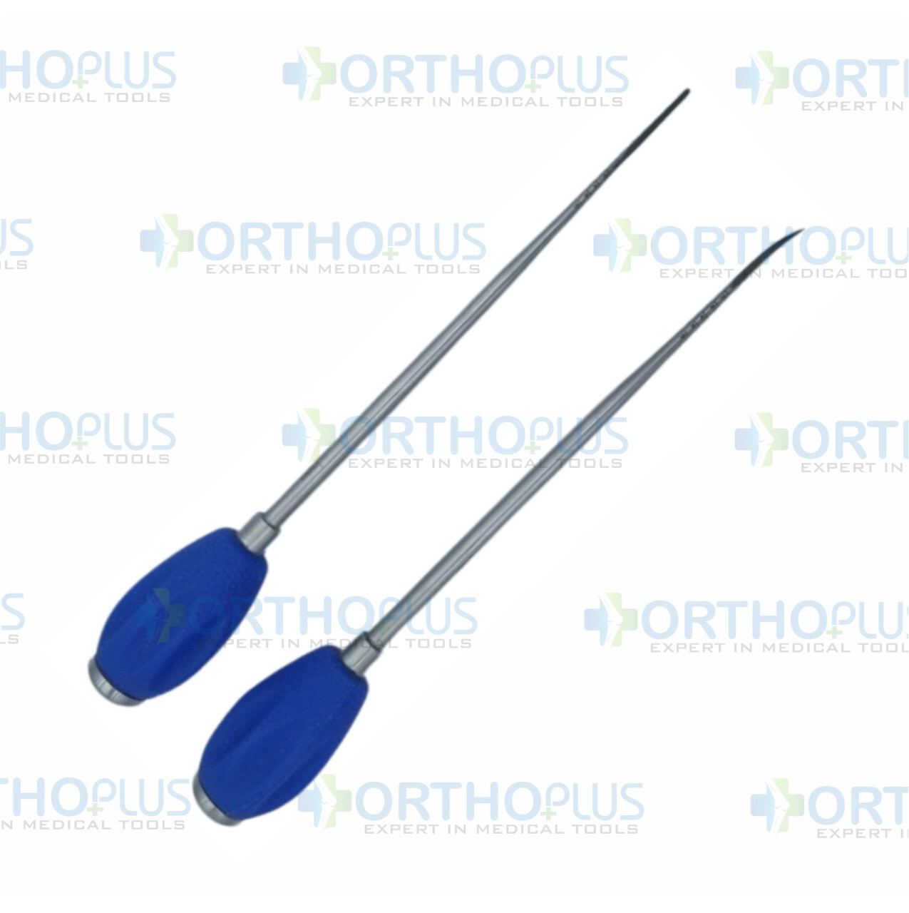 Bone lenke spinal pedical probe 2pcs (straight & Curved) Palm silicon handle