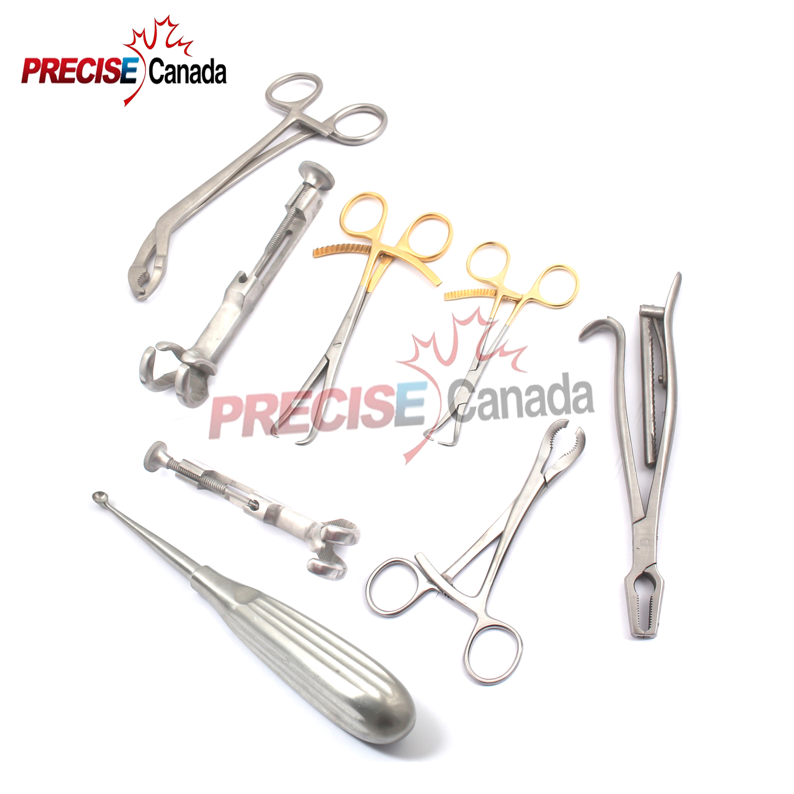 10 ASSORTED ORTHOPEDIC SURGICAL INSTRUMENTS CUSTOM MADE SET,SR-532