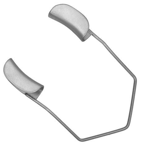 Barraquer Eye Speculum, 1.5″, Solid Blades 15 mm wide, Non-Magnetic, Size: Large