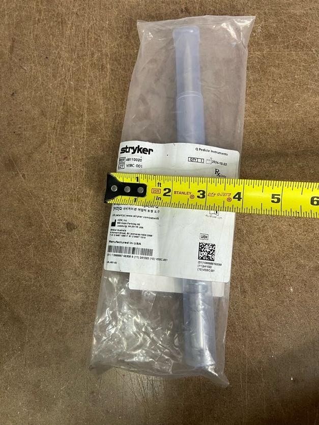 Stryker Q Pedicle EN(Q) Navigation Adaptor Calibration Tool 4810-0020 New