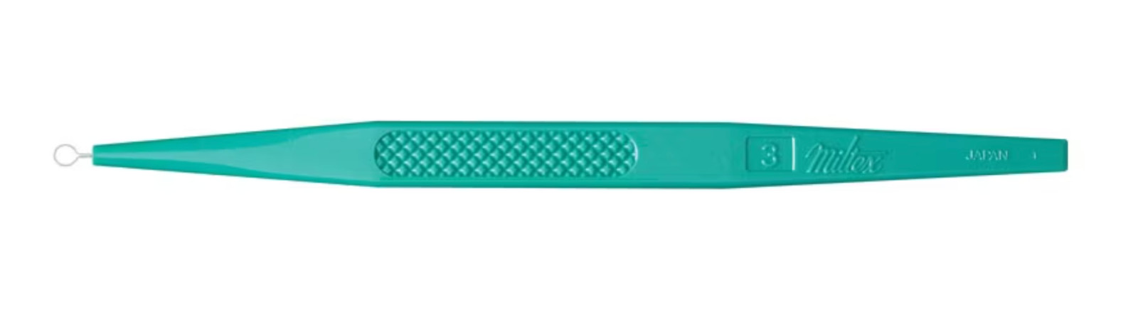 Miltex Dermal Sterile Curette 5-1/2″ Flat Handle 3mm Round Loop Tip – Box of 50