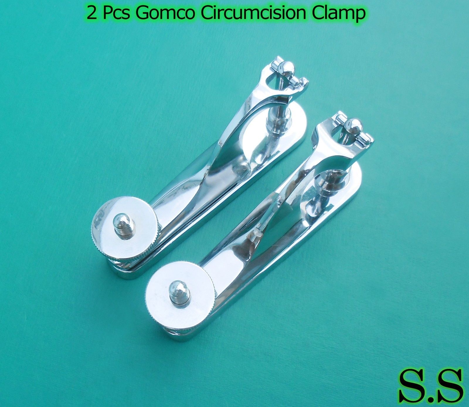2 pcs Gomco Circumcision Clamp 1.1 & 1.3 cm Surgical Instruments