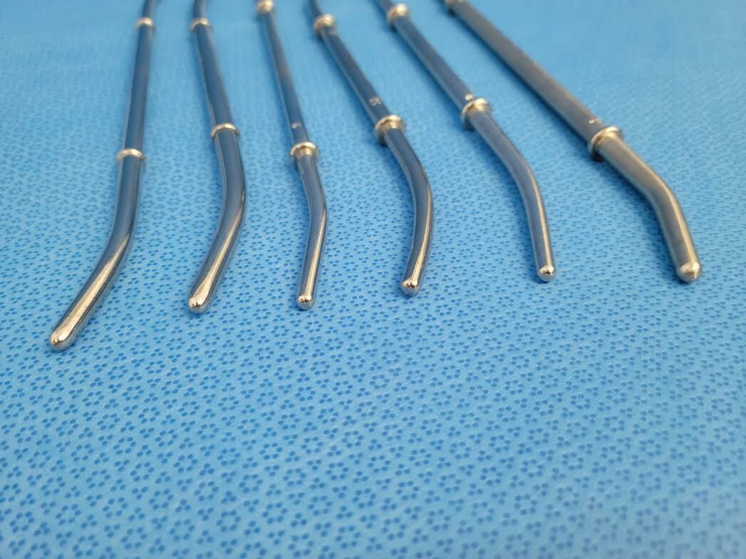 Set of 6 Codman Hank Uterine Dilators 13/14 15/16 17/18 19/20 21/22 23/24