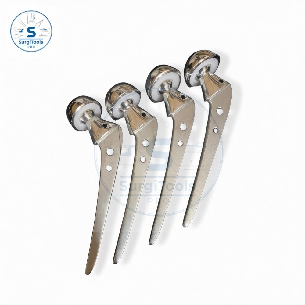 Bipolar Hip Prosthesis Set 4 Pcs 43mm–51mm Orthopedic Implant High Quality