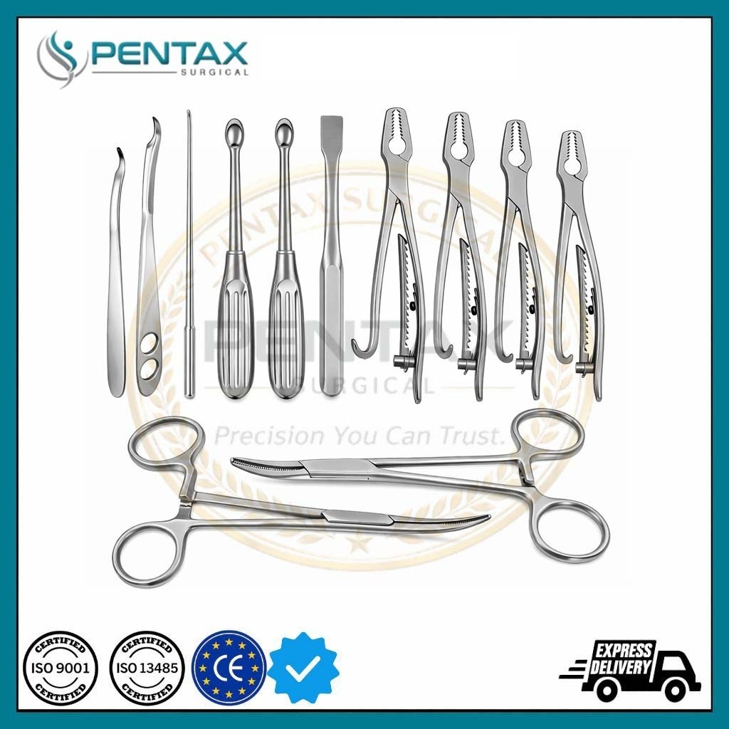 Orthopedic Surgical Instruments Set Stainless Steel German Grade