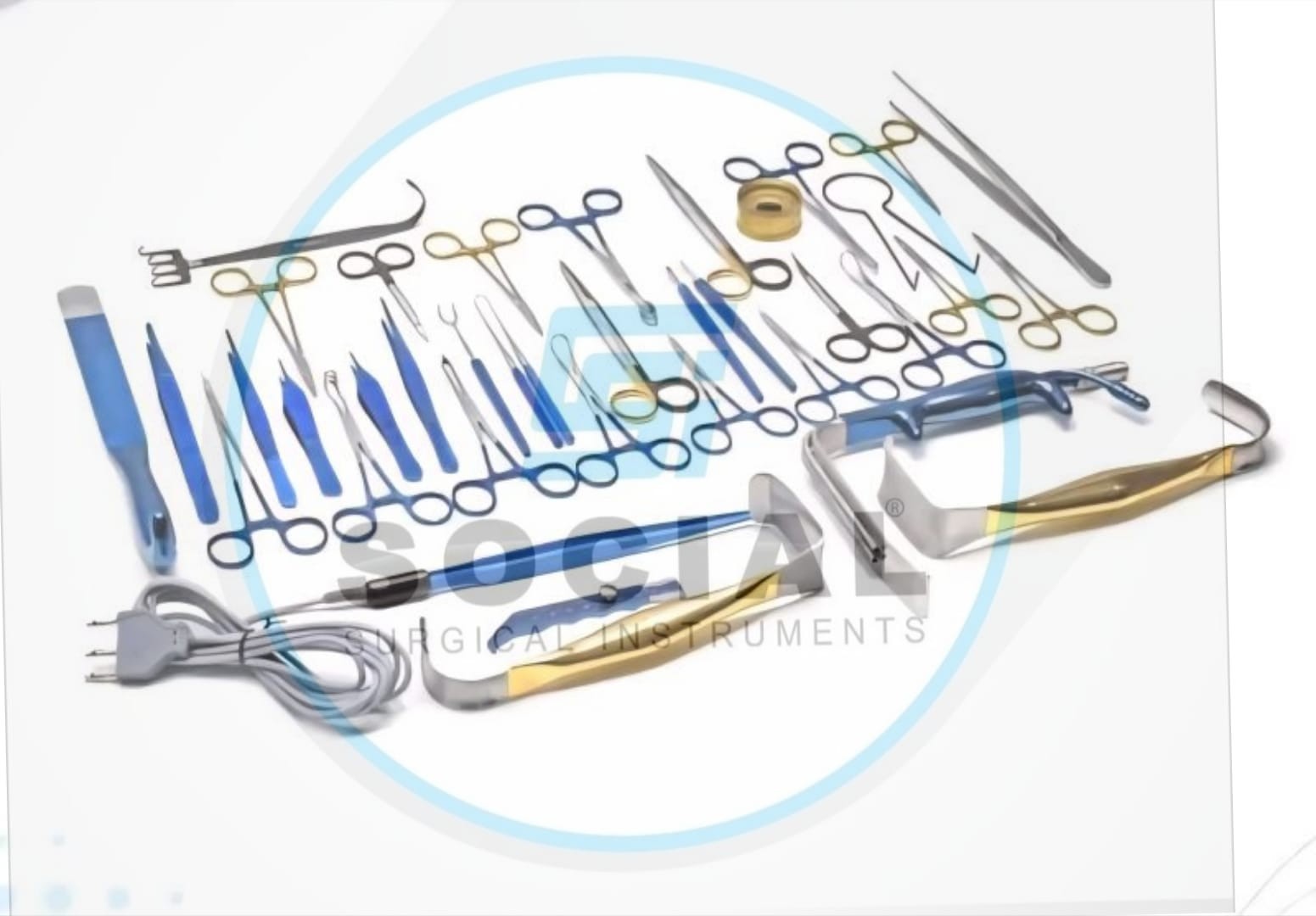Tebbetts Breast Surgery Instruments Set of 38 PCs Breast Augmentation Set