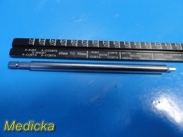 J&J ACE Screw Instruments 14541 Hex Driver 4.5mm & 14142 PIN depth Gauge~30403