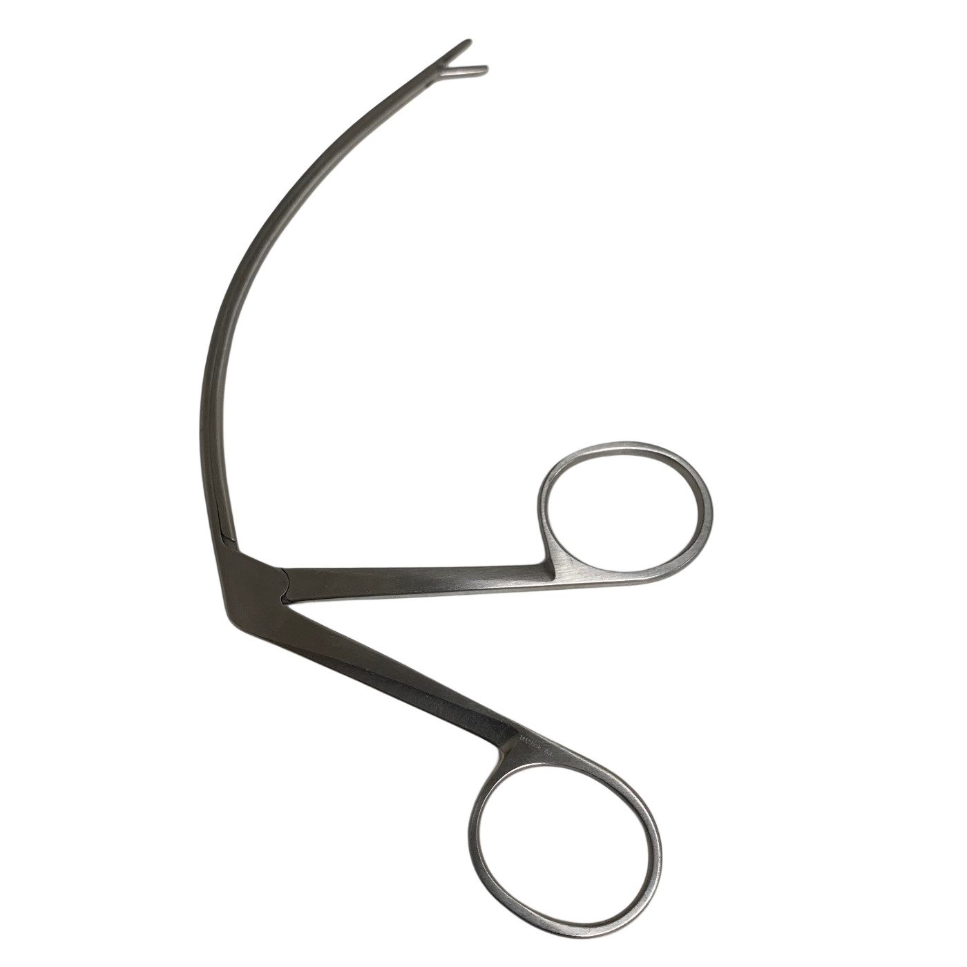 Aesculap MB474R Tendon Pulling Forceps Curved Serrated