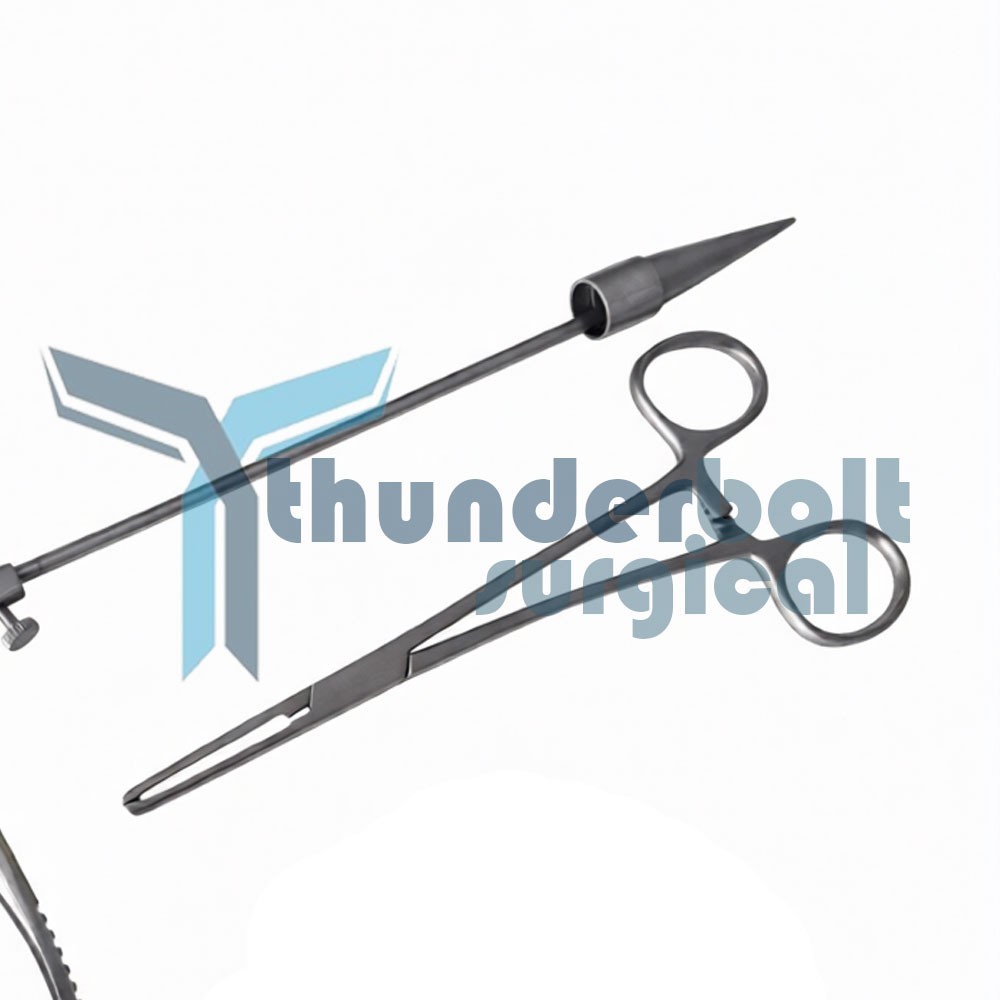 Hemorrhoid Suction Ligator With 100 bands Surgical Instruments Set High Quality