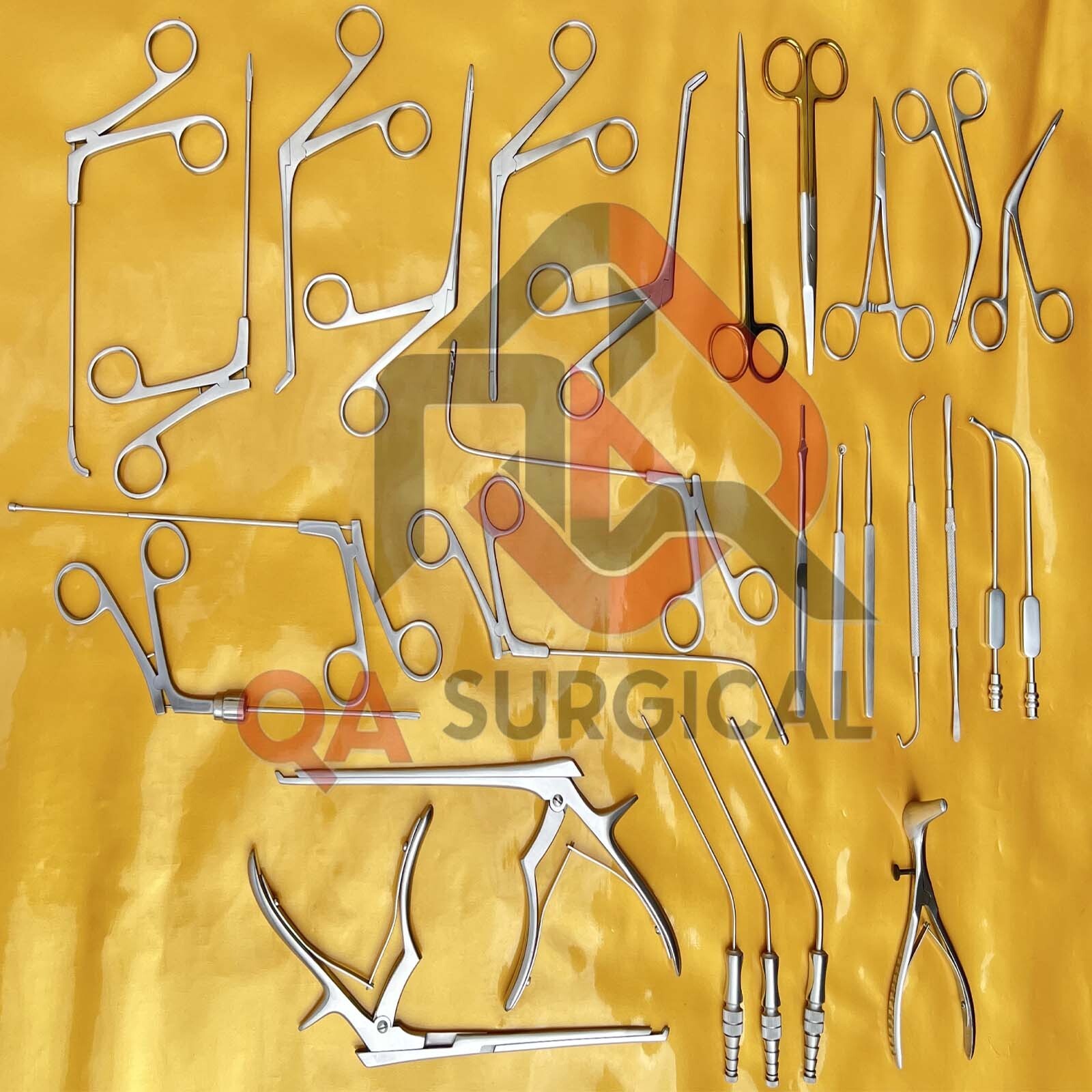 Fess Instruments Set Endoscopic Sinus Surgery Ent Instrument Set A+ German Steel