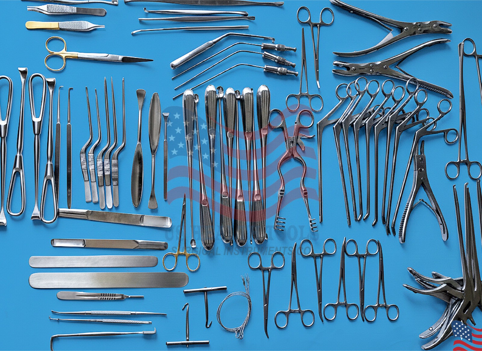 Basic Craniotomy & Laminectomy Spinal Surgical Orthopedic Instruments Set of 78