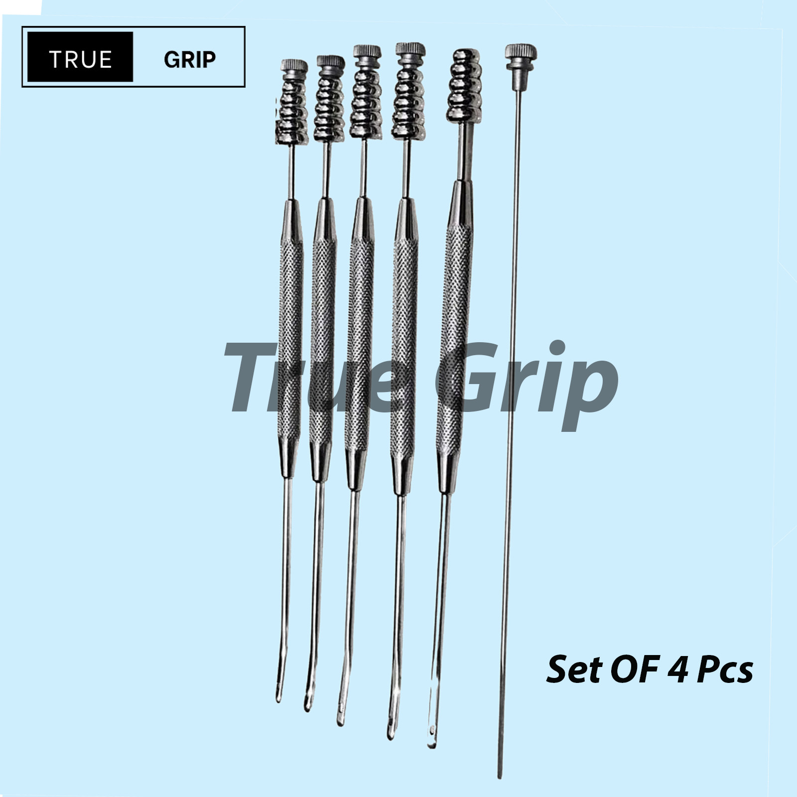 6 pcs Gromed Freer Septum Periosteal Elevator with Suction 19cm (7½”) surgical