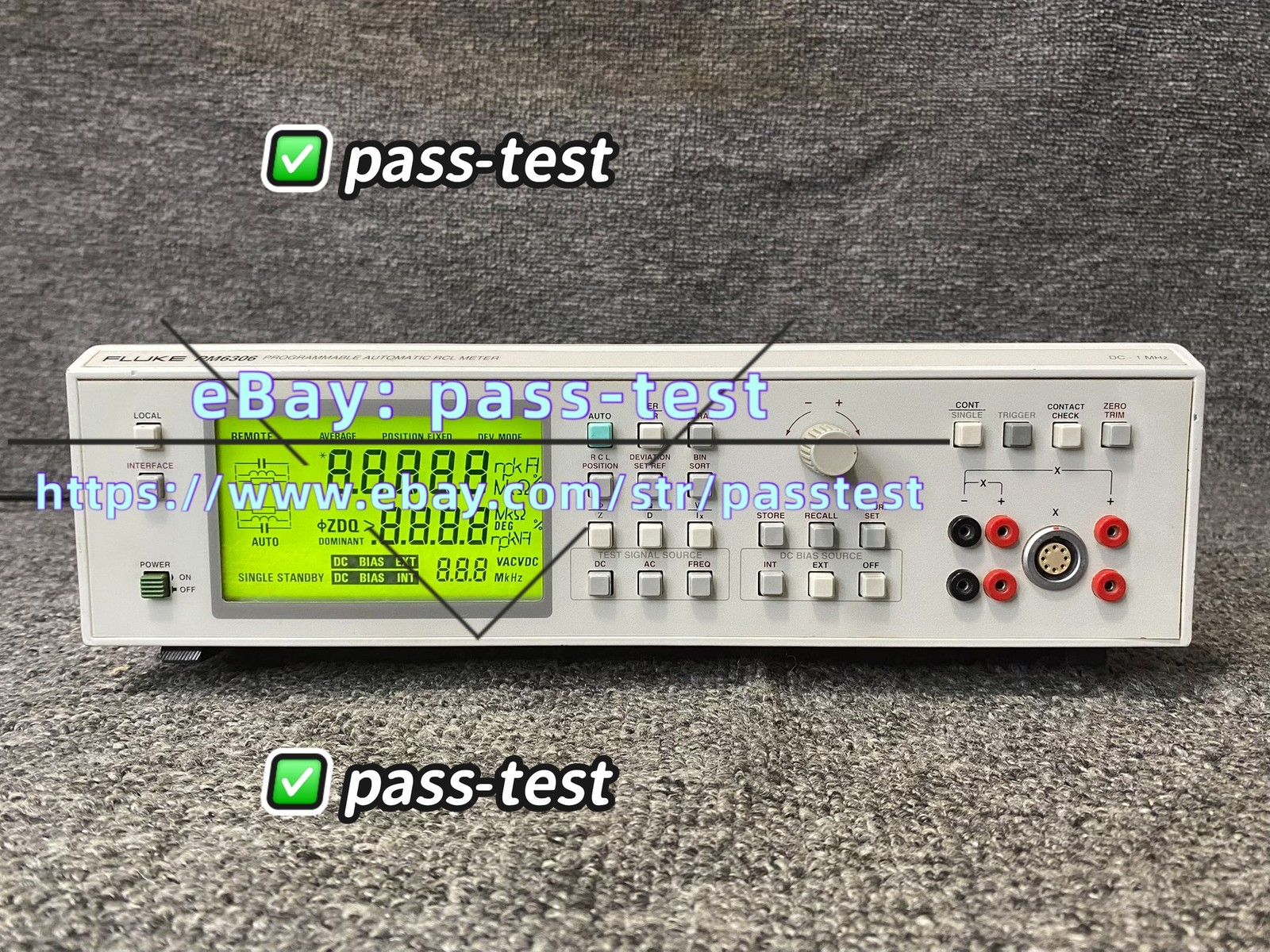 Good FLUKE PM6306 Programmable Automatic RCL meter with 90 warranty