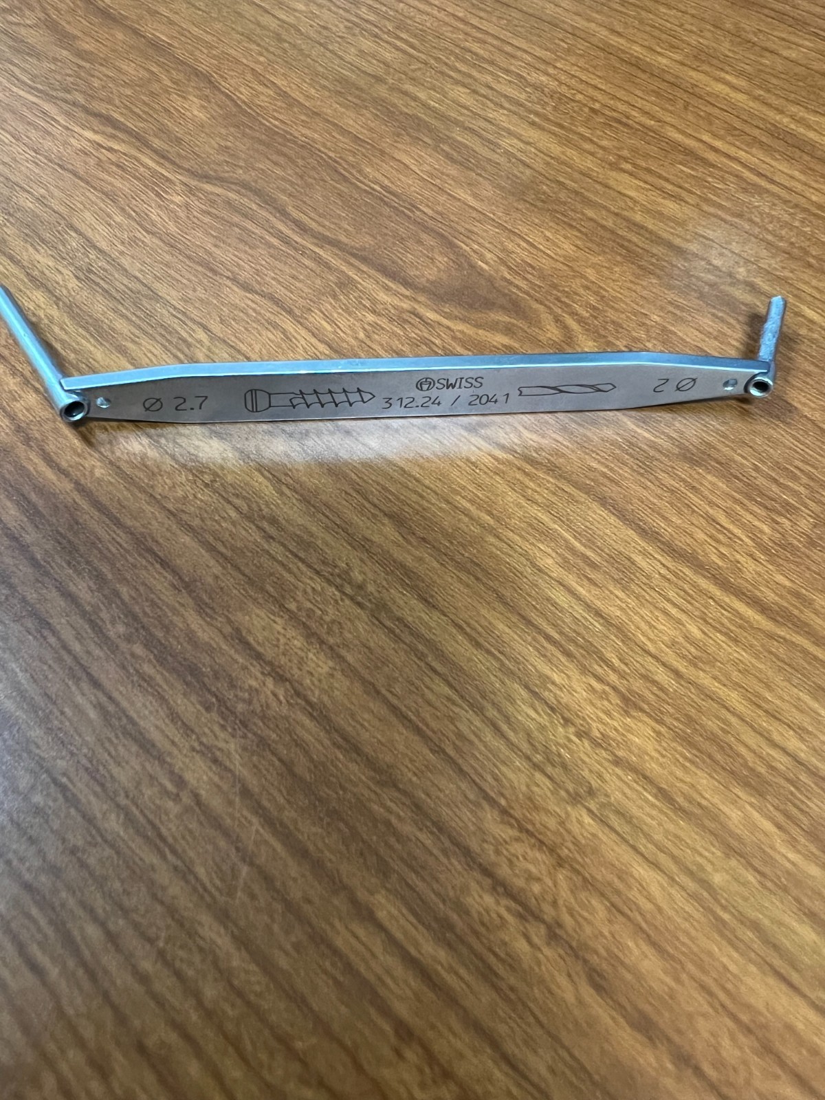 Stainless Steel Double Drill Guide Sleeve, 2.7mm/2.0mm 312.24