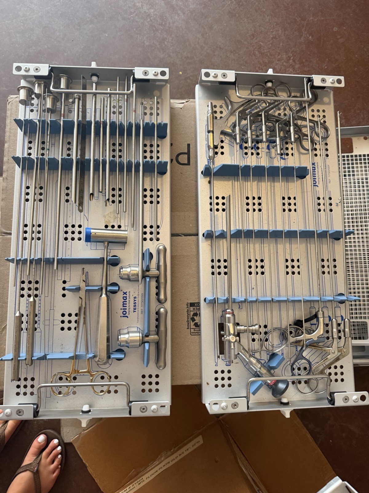 Joinmax TESSYS Orthopedic Surgical Instrument Set with 2 Sterilization Trays
