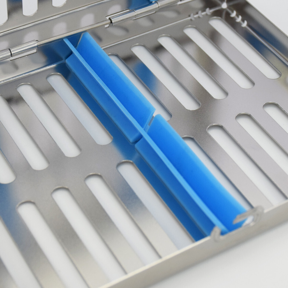 3 Pcs Dental Sterilization Cassette Rack Tray Case for 10 Surgical Instruments