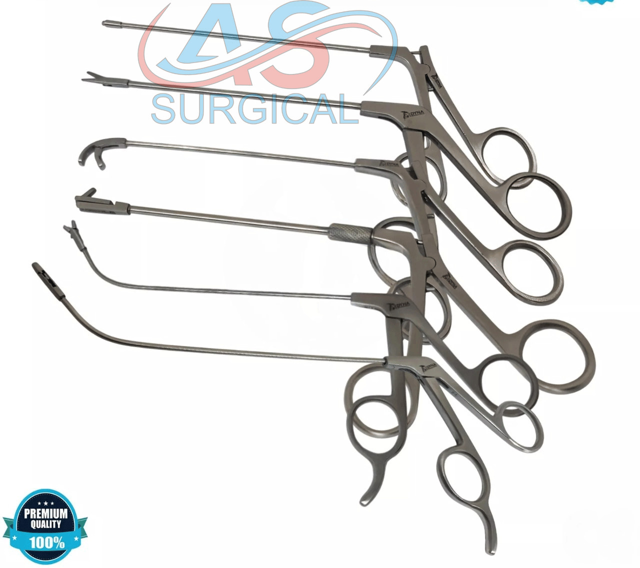Fess Instruments Set, Endoscopic Sinus Surgery 6 Pcs ENT Instrument Set