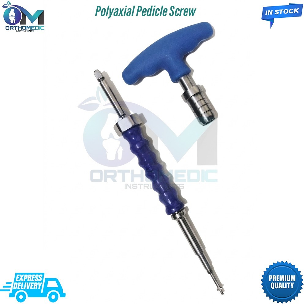 Polyaxial Pedicle Screw Driver Universal Spine Surgical Orthopedic Instrument CE