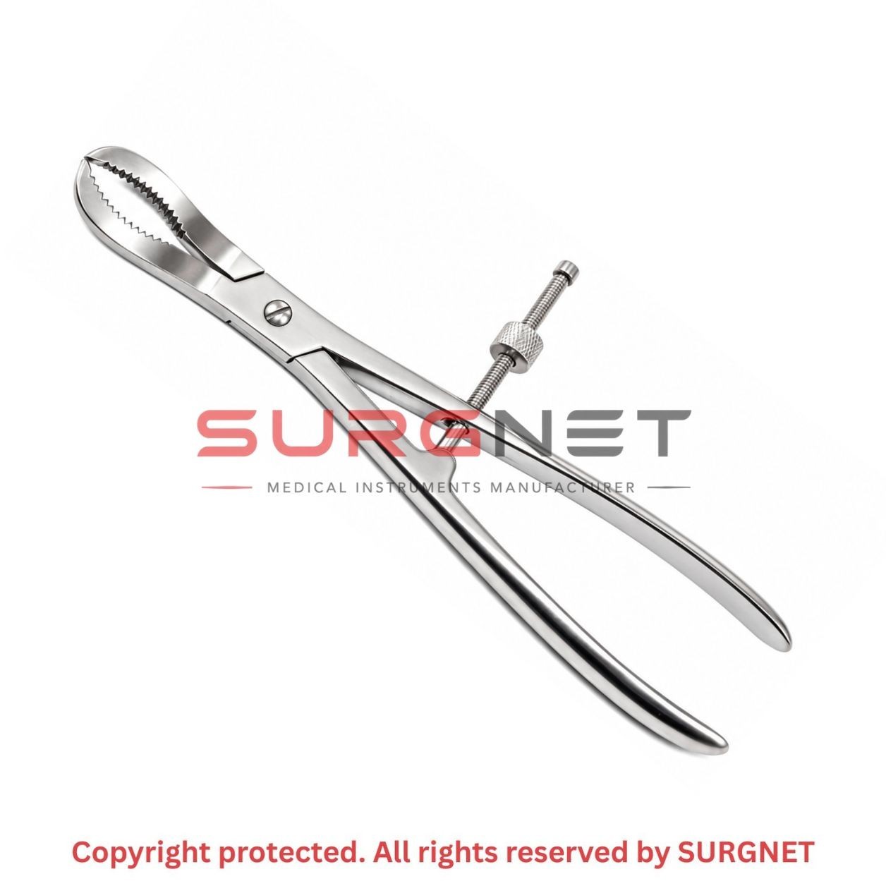 Orthopedic Bone Holding Reduction Forceps Lock Holder 24cm Surgical Instruments