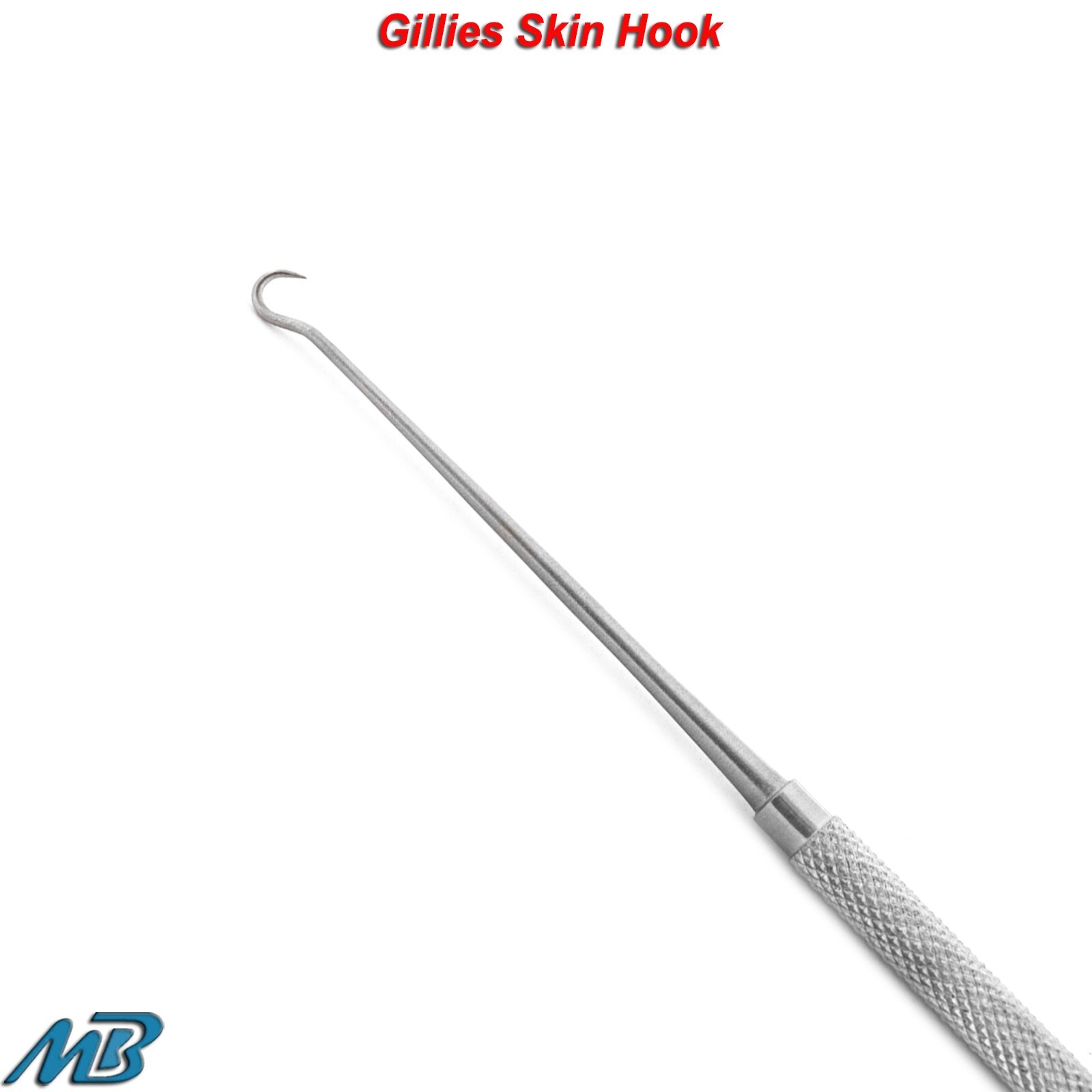 Gillies Skin Hook Single Ended Prong Retractors Surgical Dermal Instruments New