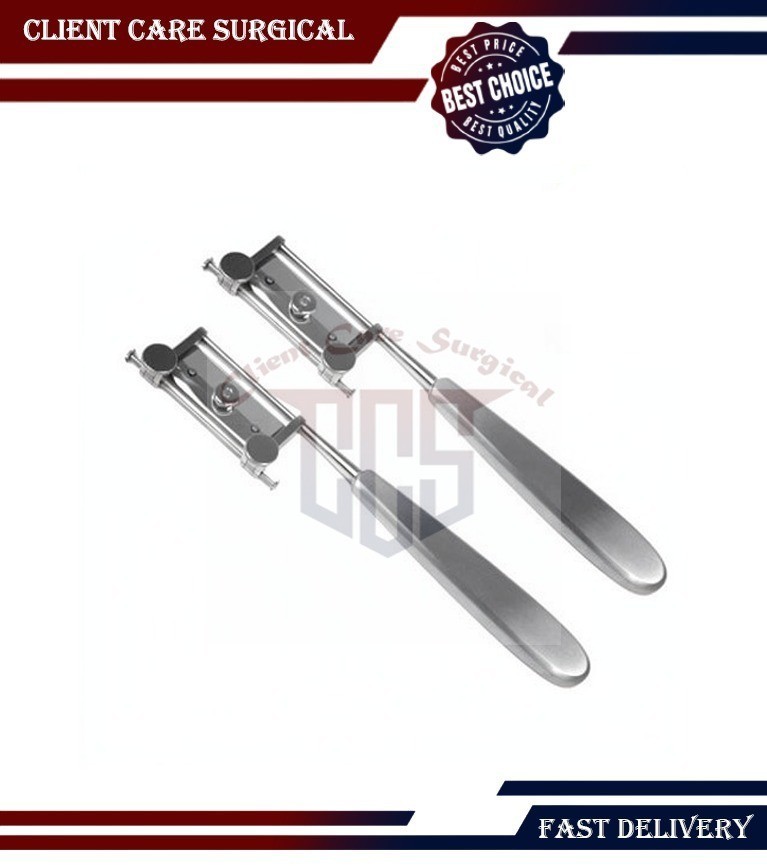 2 pcs SILVERS SKIN GRAFT KNIFE HANDLE DERMATOME New