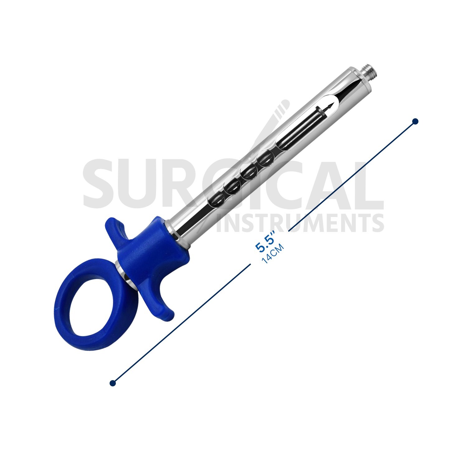 6 Pcs Dental Anesthetic Syringes 1.8ml Cartridge Auto Passive Blue German Grade