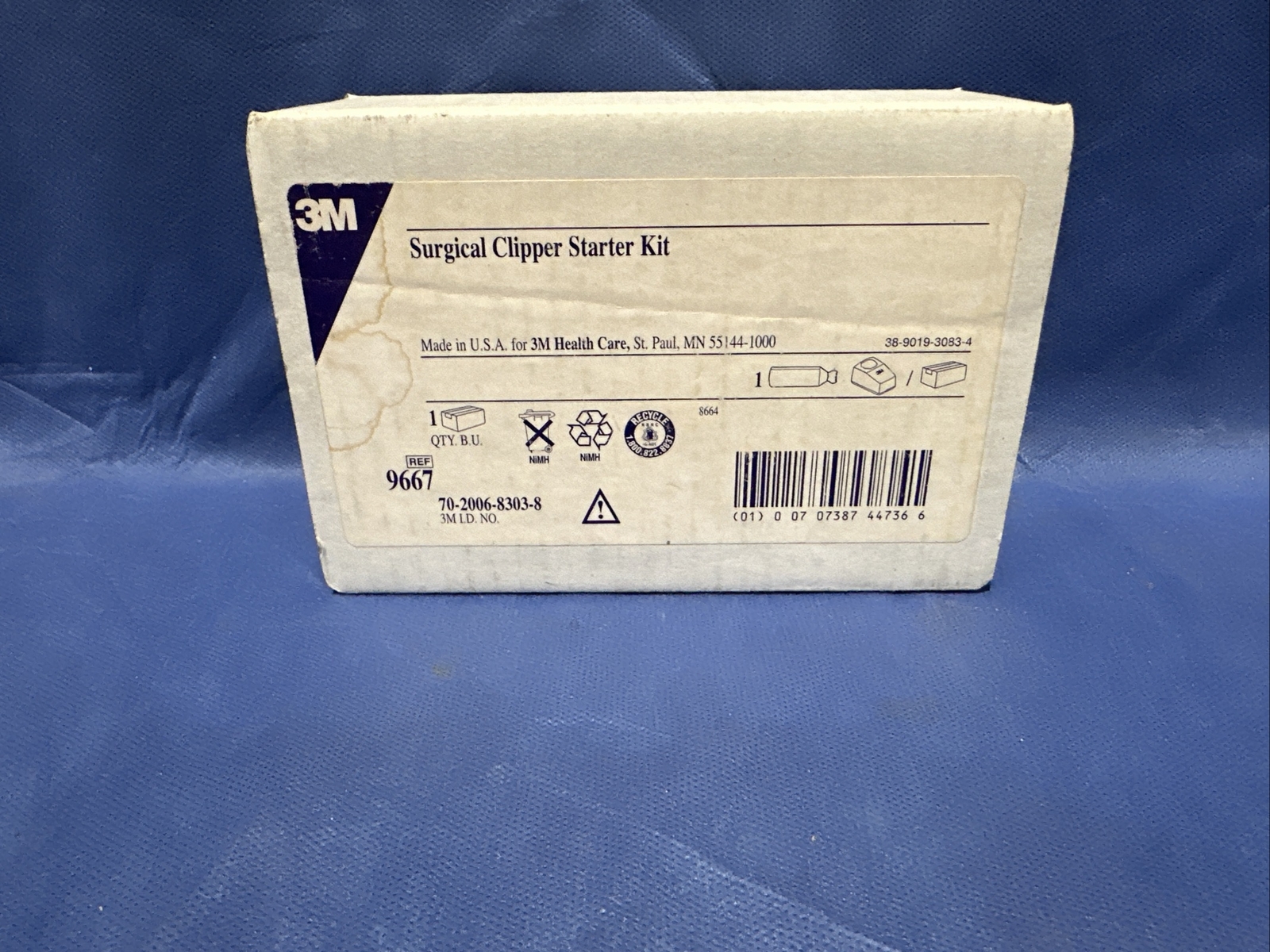 3M Portable Surgical Clipper Starter Kit 9667 New In Box