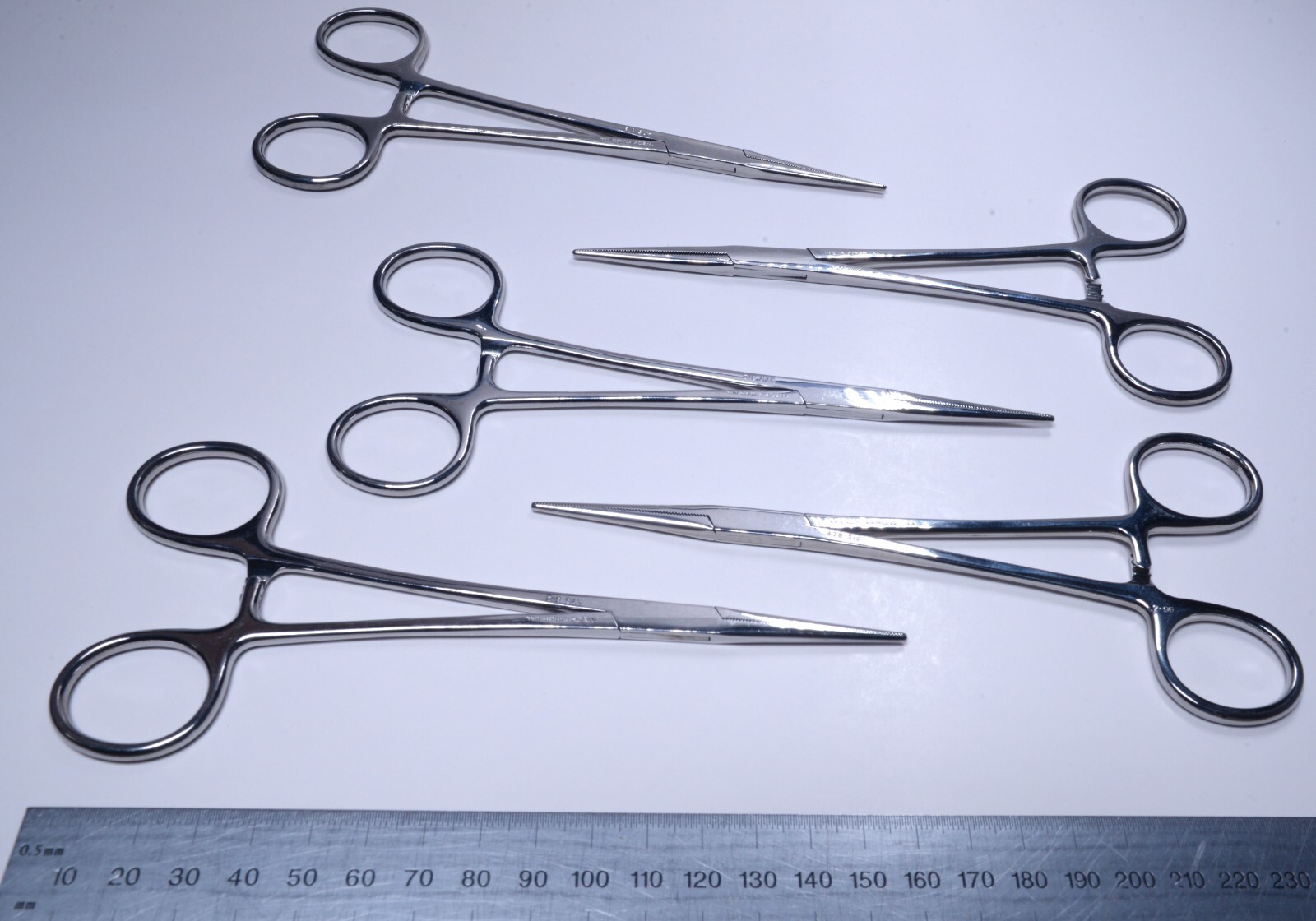 5x Weck #475312 Crile Forceps 6½” Straight Stainless Steel Surgical