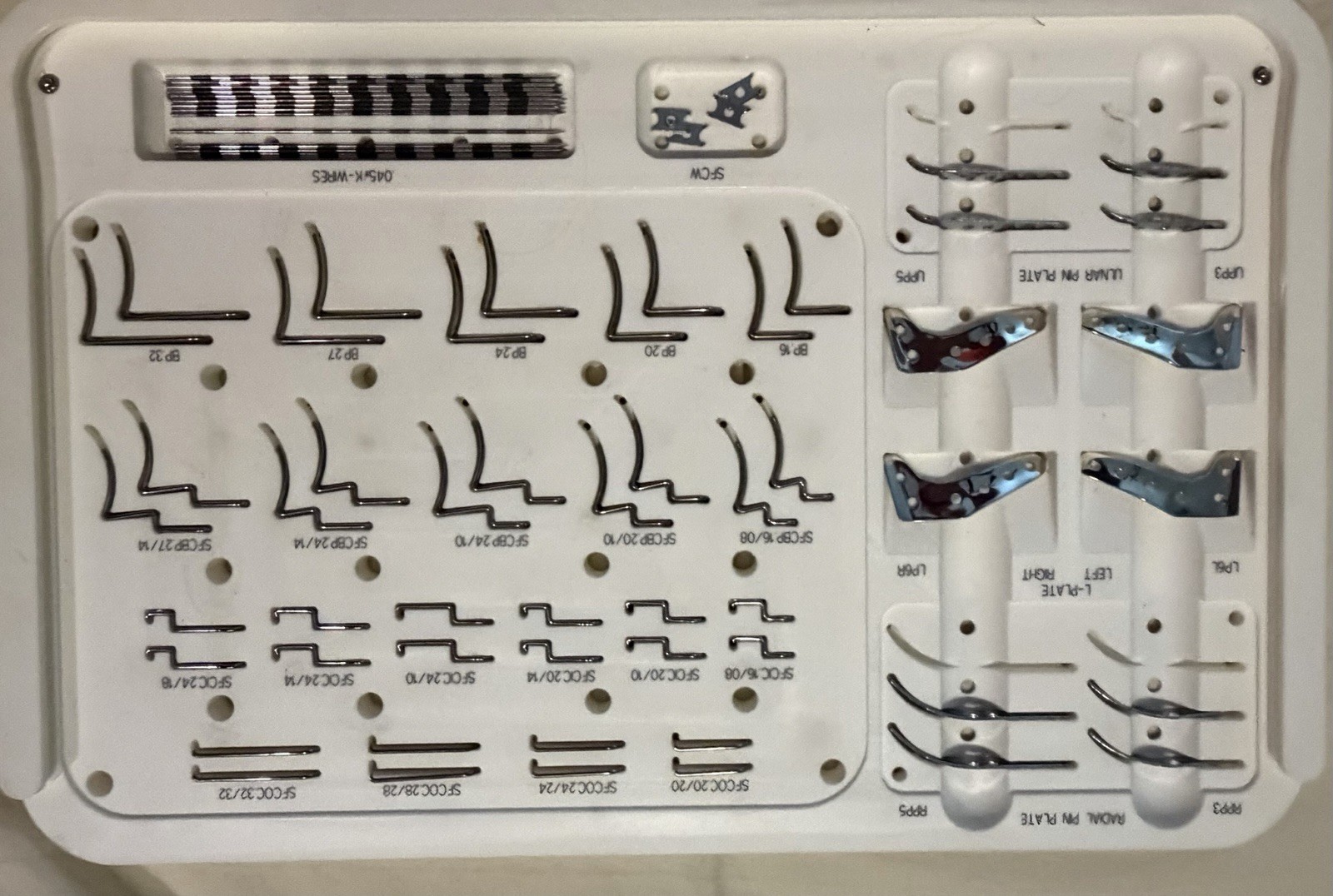 TriMed Wrist Fixation System Instrument Set Orthopedics Case/Tray CBS2.3-XR