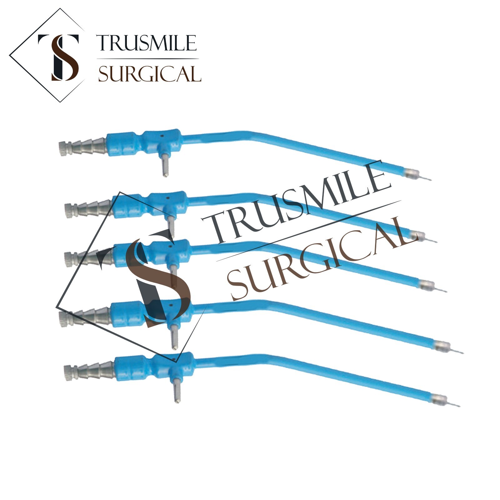 ENT- Nasal electro cautery frazier suction tube blue electro surgical instrument