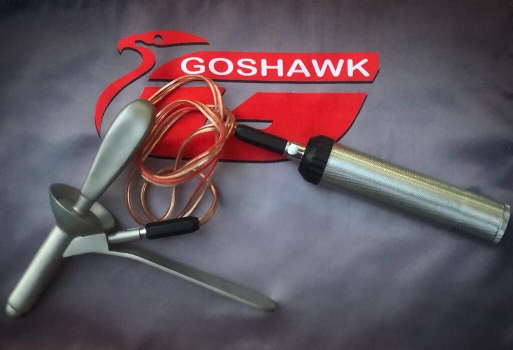 KELLY Hemorrhoid Proctoscope with Light Source Anoscope Rectal Proctoscope