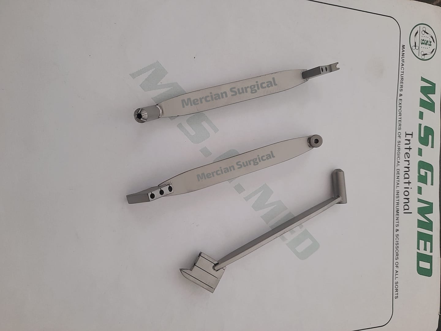 Orthopedic Instruments Tripple Drill Guide 2.5mm/2.0mm Stainless Steel 3PCS Set