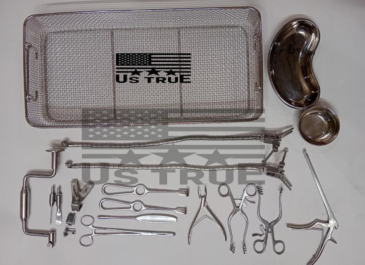 Cranial Set Tray Instruments For General Neurosurgery