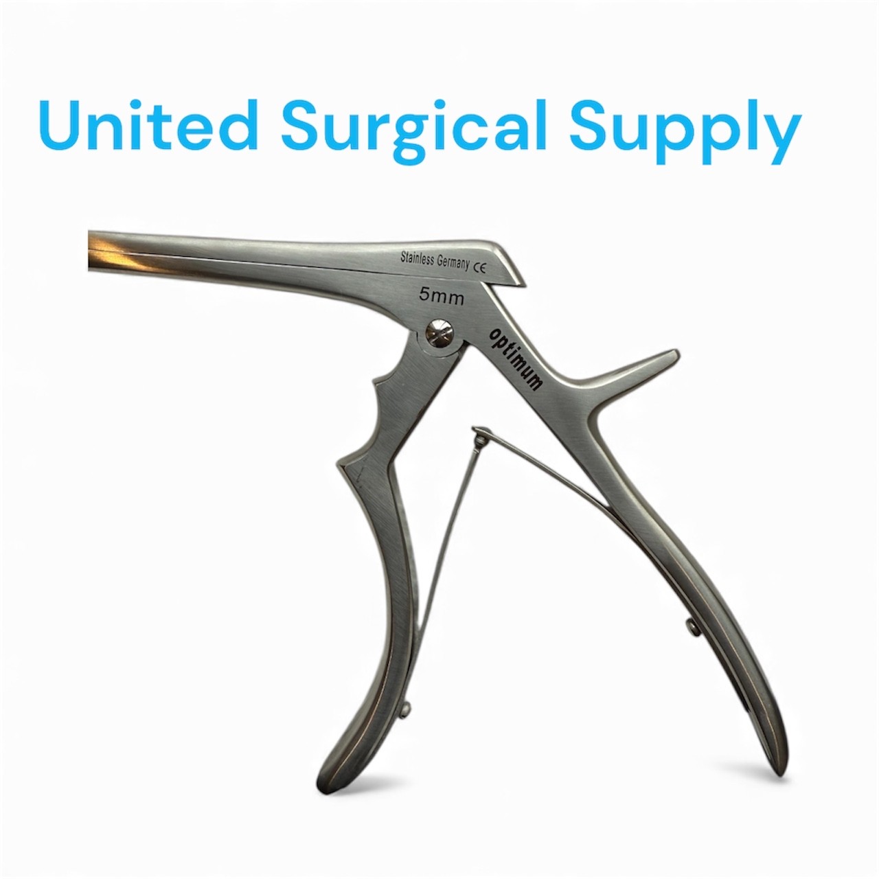 Kerrison Rongeur 5mm Surgical Instrument Stainless Steel German Optimum