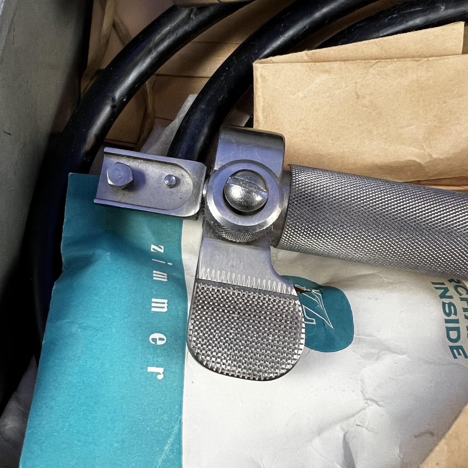 Zimmer 1206 Vintage Power Driven Surgical Knife with Attachments and Case