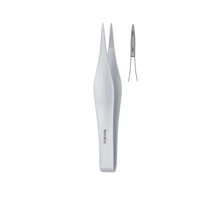 FEILCHENFELD Splinter Forceps, 3.5″, Straight Serrated Tips