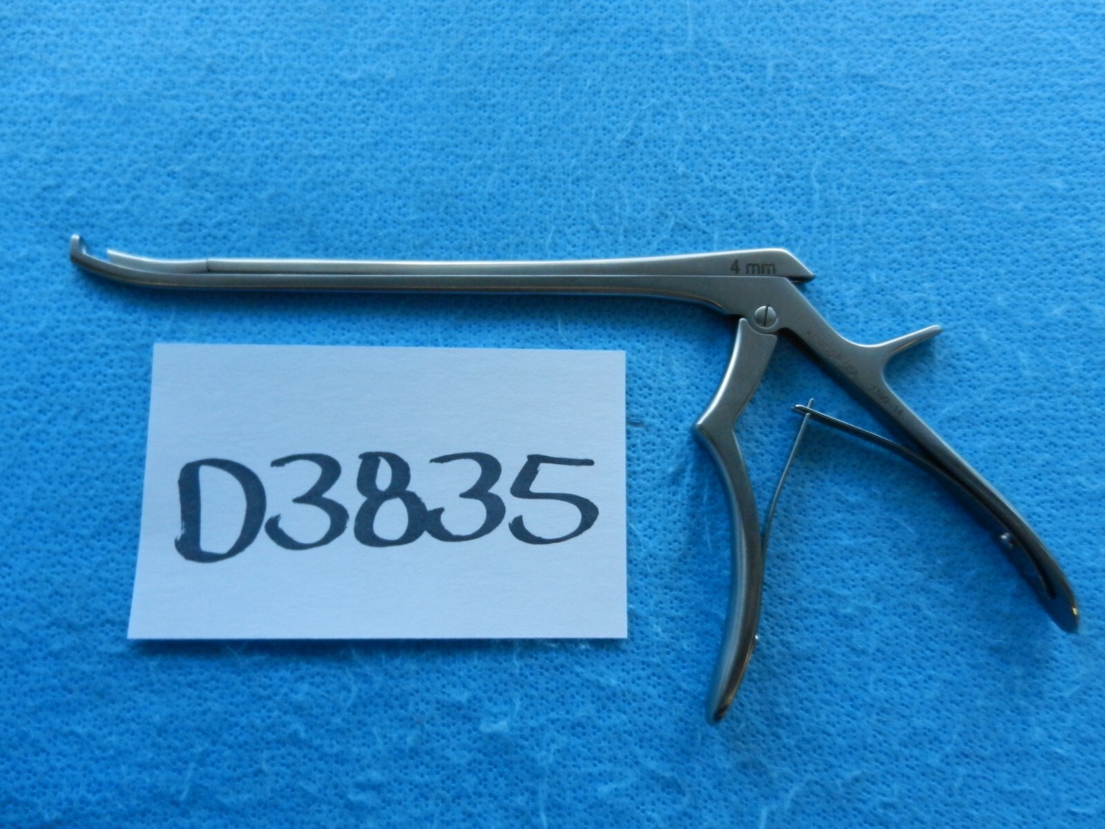 D3835 Koros Surgical 7-3/4in 4mm 40 Degree Up Curved Rongeur 7390-14
