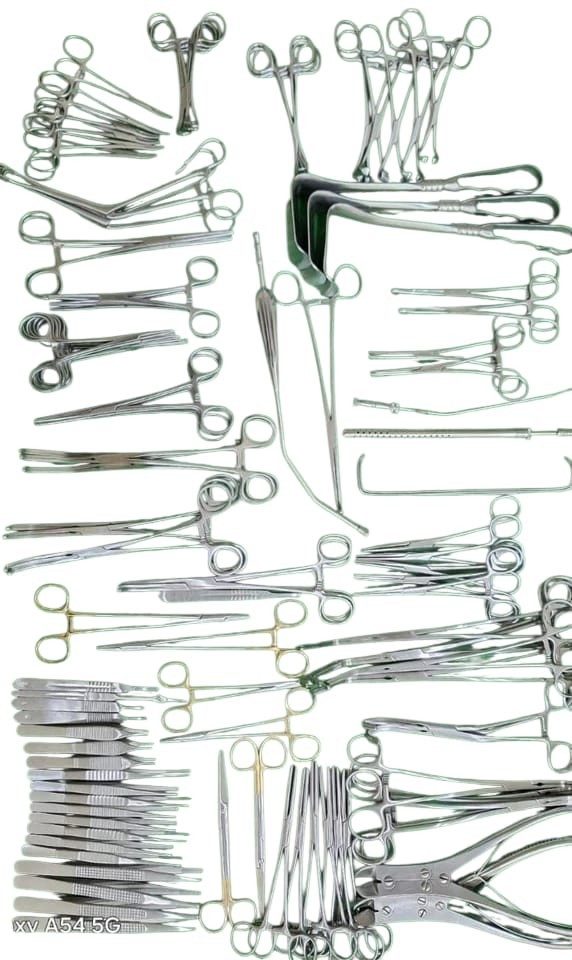 106 pcs of Major Cardiovascular Thoractomy Vascular Set Open Heart Instruments