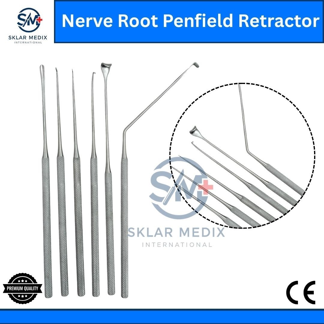 Nerve Root Penfield Dissector Retractor Orthopedic Instrument Set Of 6 Pcs Neuro