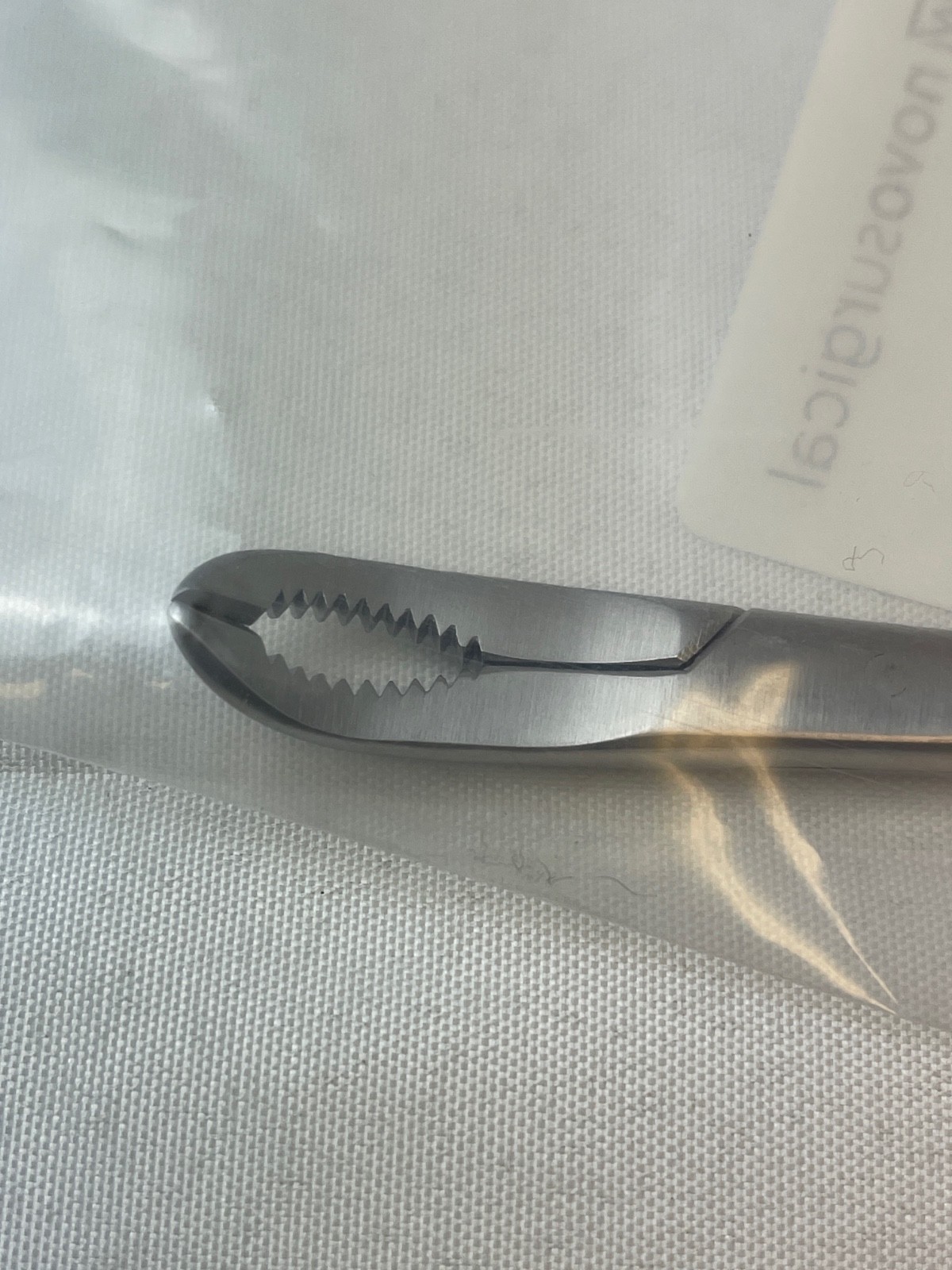 Novosurgical N4622-59 Bone Reduction Forcep Crab Claw Slight Curve 5.5″ Ortho
