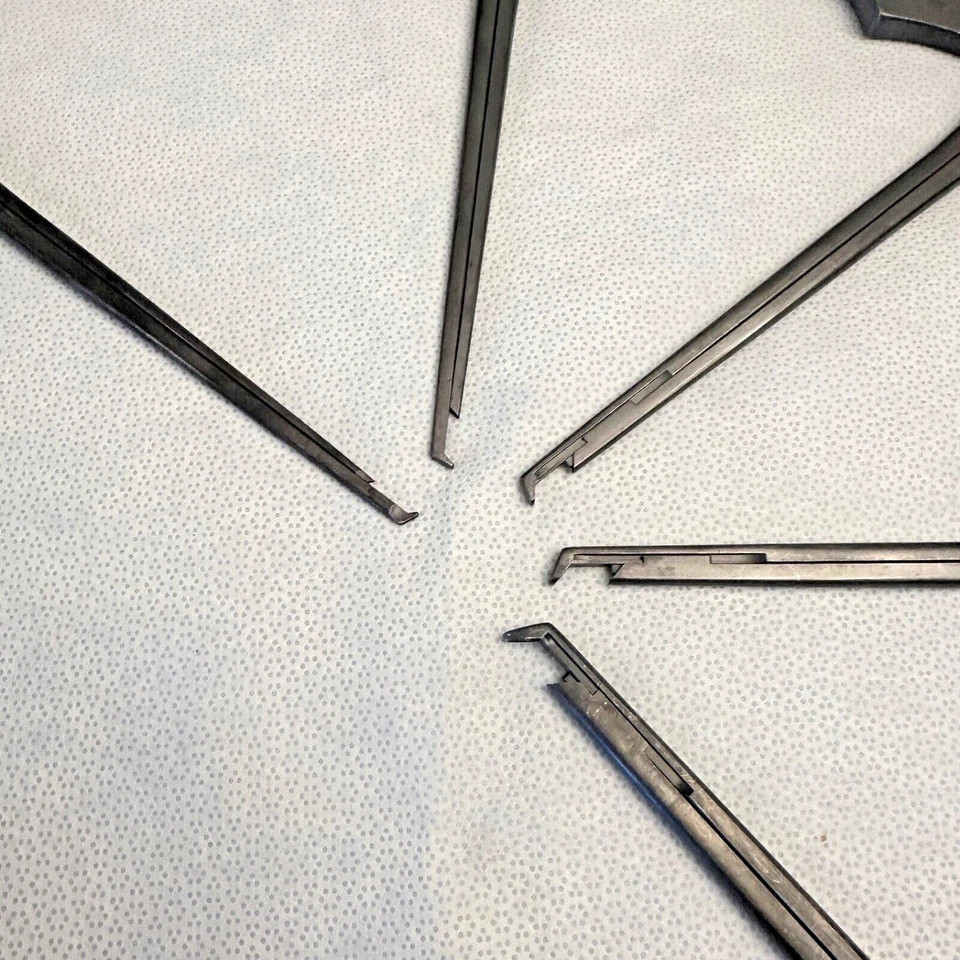 Set of 5 Synmetry Ceramic Coat Detachable Kerrison Rongeurs 1-5mm x