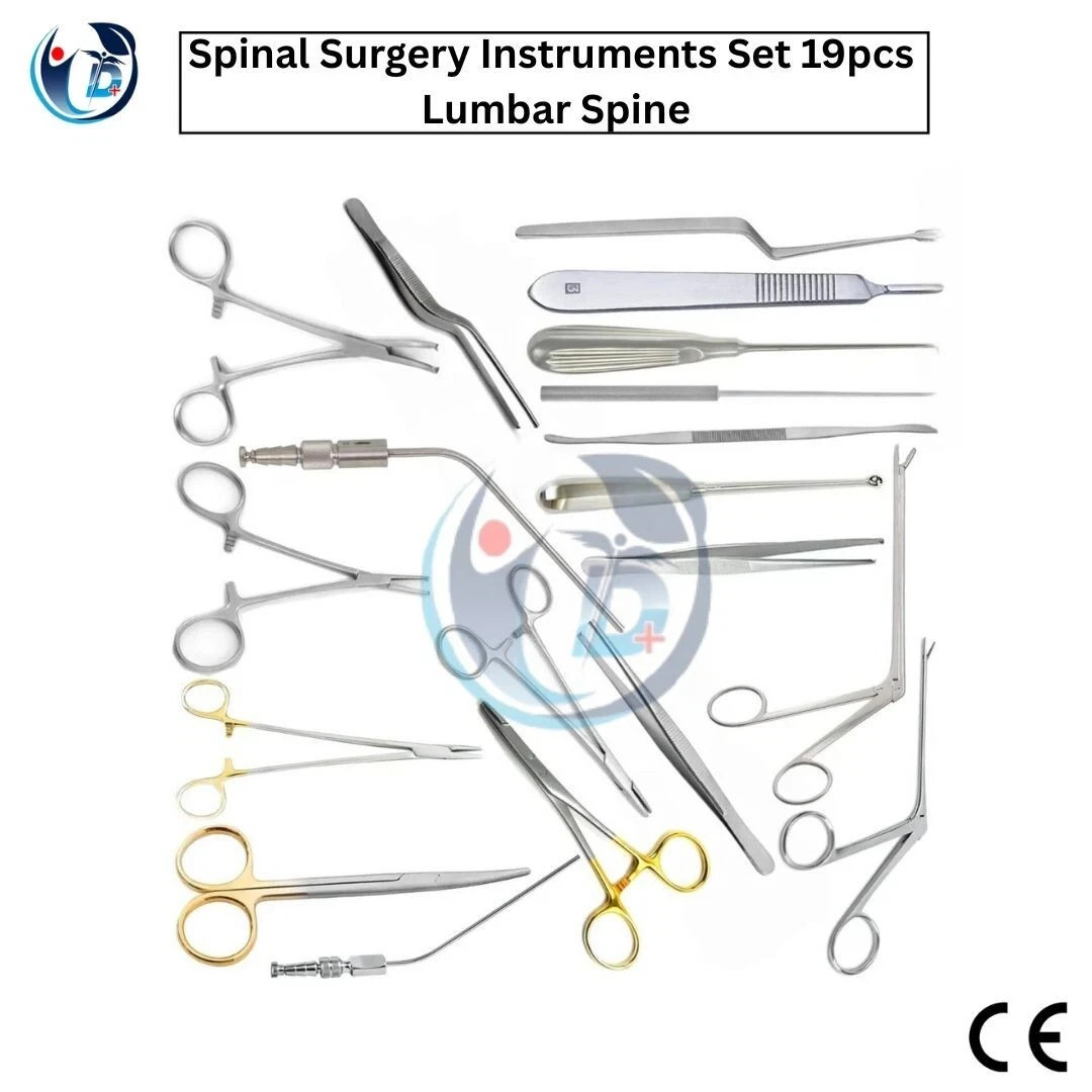 Spinal Surgery Instruments Set 19pcs Lumbar Spine Instruments Spinal Surgical In