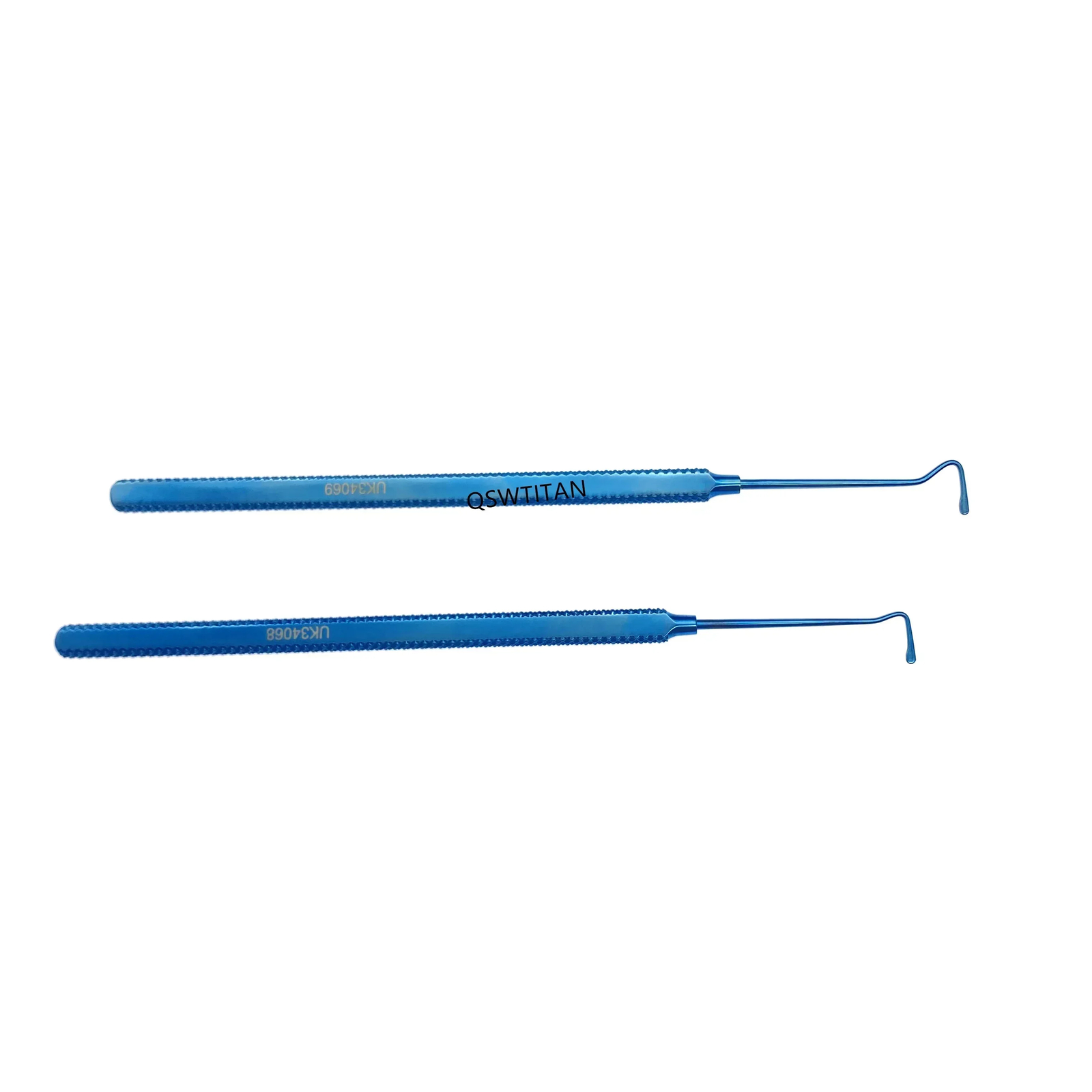 Ophthalmic Muscle Hook 1.5mm/ 2.0mm Bulbous Tip Titanium Eye Surgical Instrument