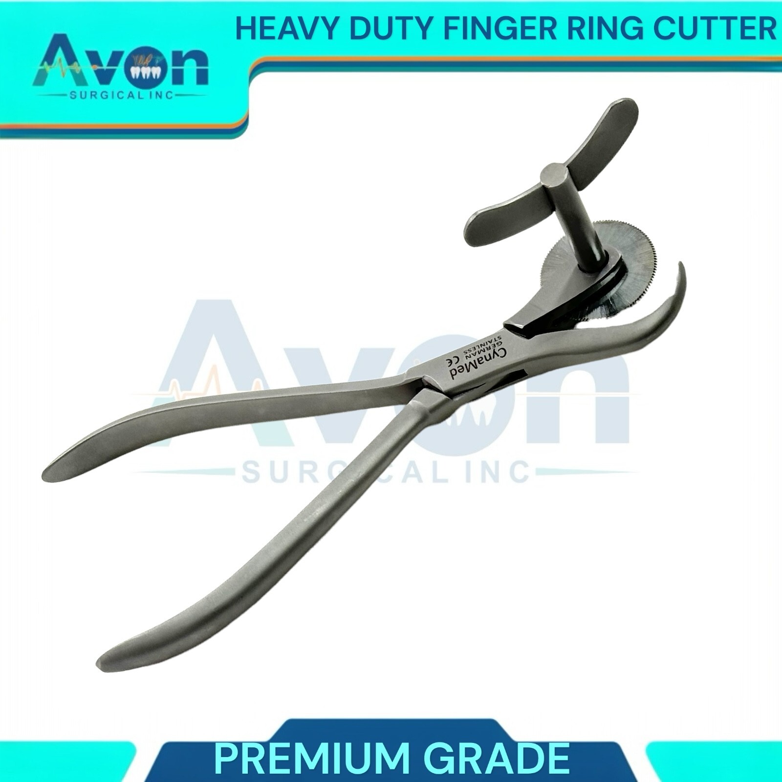 Circular Blade Finger Ring Cutter 6 In Emergency Jewelry Cutting Pliers – 2 Pack