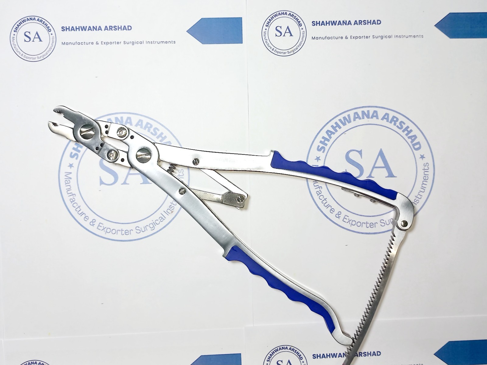 Spinal Rod Gripper and Compressor With Silicone Handle Spine Instruments