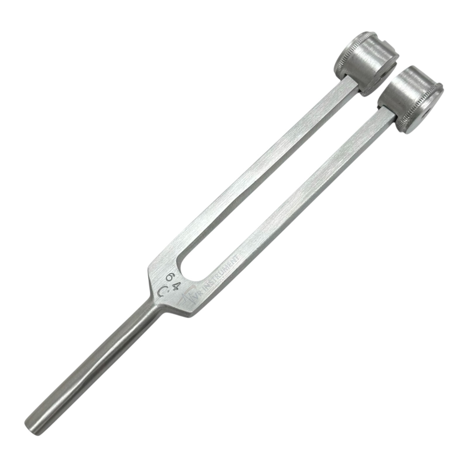 Tuning Fork C 64 Hz Medical-Grade with Fixed Weights Aluminum Alloy Lightweight