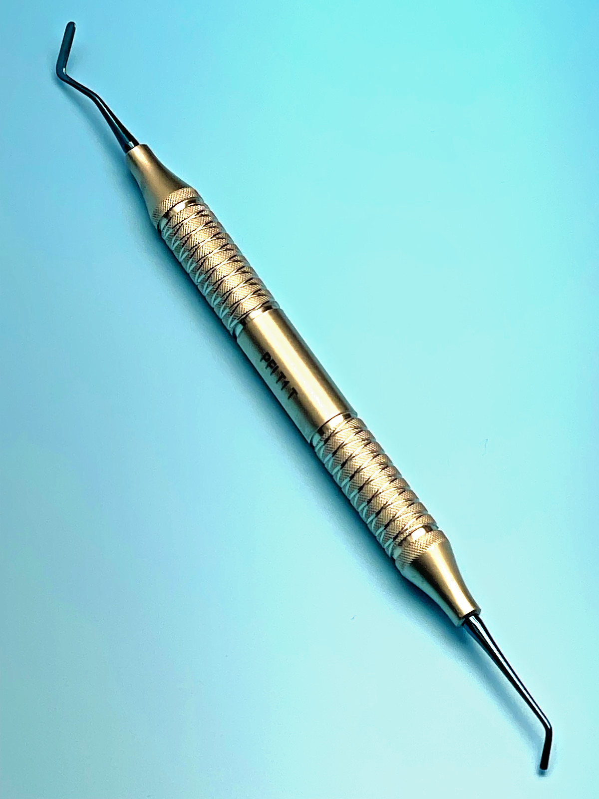 Set of 3 Dental Plastic Filling Instruments PFI T1T, Titanium Blue Coated Tips